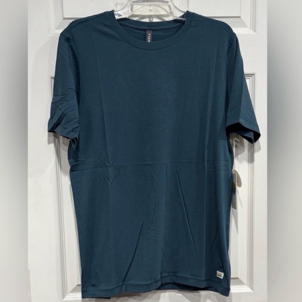 NWT Vuori Men's Light Deep Sea Premium Pima Tuvalu T Shirt